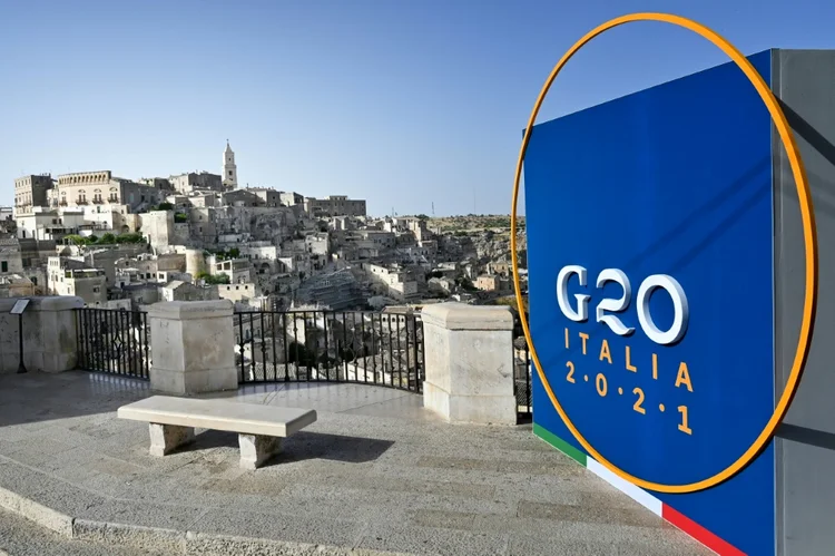 O G20 - incluindo China, EUA, Índia, UE e Rússia - é responsável por 80% do PIB global e quase 80% das emissões de gases de efeito estufa
 (Agence France-Presse/AFP)