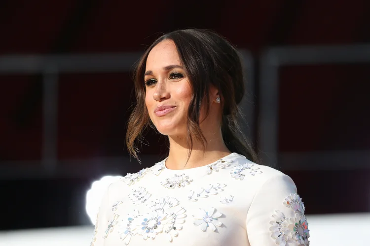 Meghan Markle no palco do Global Citizen Live 2021 no Central Park em Nova York. (Caitlin Ochs/Reuters)