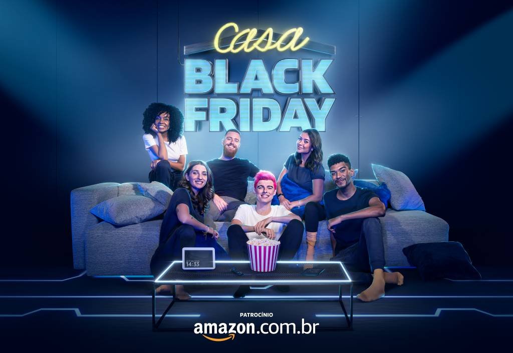 Casa Black Friday: Amazon entrou na onda das lives com reality show transmitido no YouTube com promoções (Divulgação/Youtube)