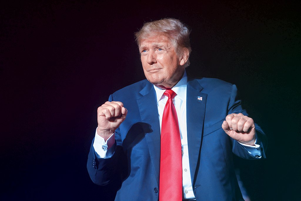 Trump: ex-presidente americano vai tentar reeleição nos EUA. (Scott Olson/Getty Images)