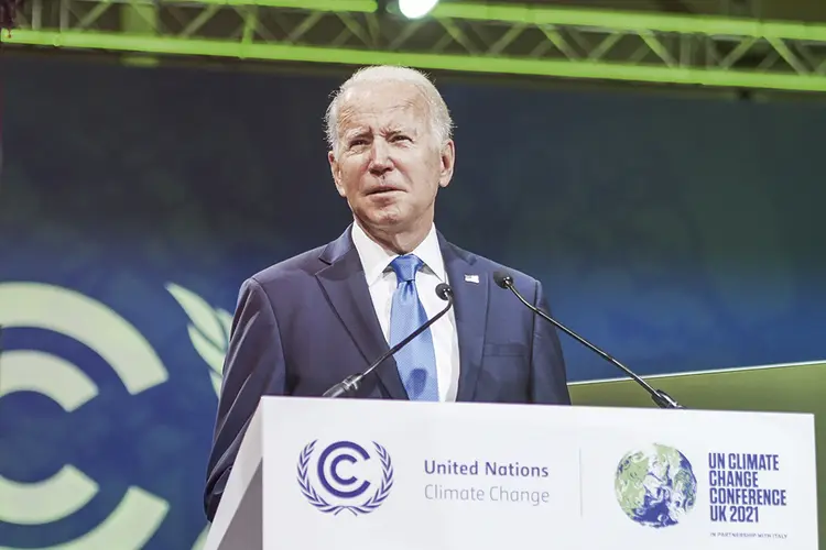 Biden: ameaça de boicote aos Jogos de Pequim se materializa (Yuri Mikhailenko/TASS/Getty Images)