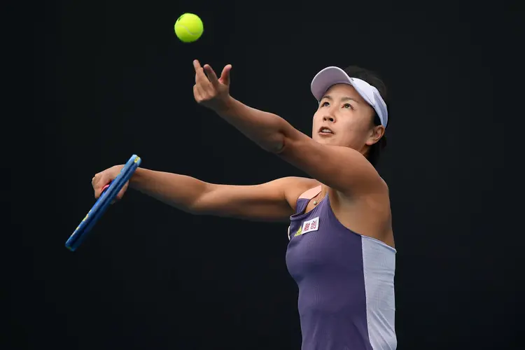 Tenista chinesa Peng Shuai. (Fred Lee / Colaborador/Getty Images)