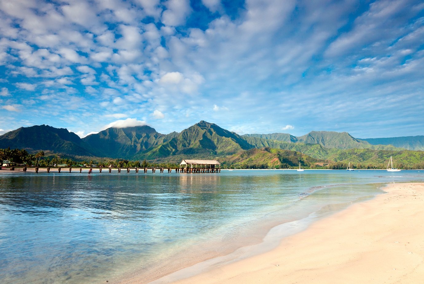 Baía de Hanalei, Kauai, Havaí, Estados Unidos