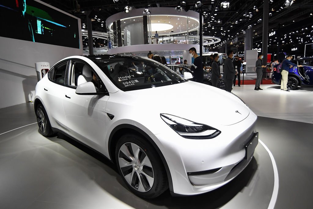 Tesla Modelo Y. (Zhe Ji/Getty Images)