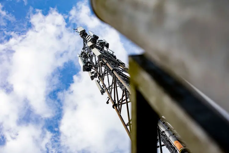 DORDRECHT, NETHERLANDS - FEBRUARY 25: General view of a 5G broadcasting tower on February 25, 2021 in Dordrecht, Netherlands. (Photo by Niels Wenstedt/BSR Agency/Getty Images) (Niels Wenstedt/Getty Images)