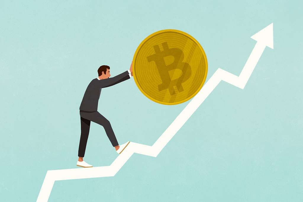 Bitcoin subiu mais de 10% (Malte Mueller/Getty Images)