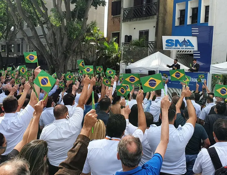 Sindicato dos aeronautas anunciou greve para a próxima semana  (SNA/Divulgação)