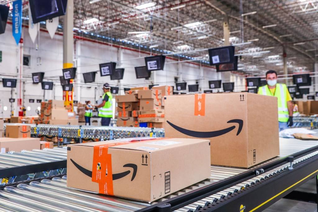 Centro de distribuição da Amazon: empresa dá início ao corte de funcionários (Leandro Fonseca/Exame)