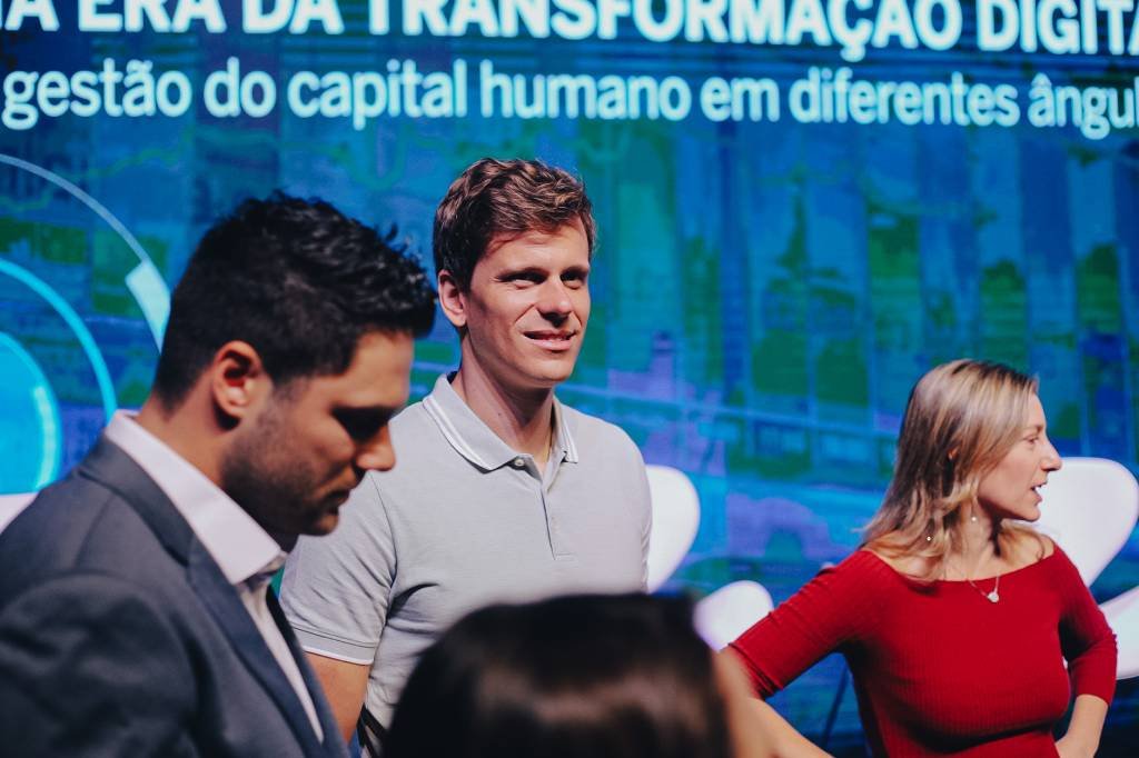 SAP NOW Brasil: o nadador Cesar Cielo defende que um dos caminhos para o sucesso é cercar-se de pessoas que elevem seu nível de exigência (SAP BRASIL/Divulgação)