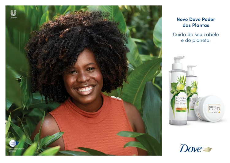 Dove: nova linha de produtos à base de plantas (Dove/Divulgação)