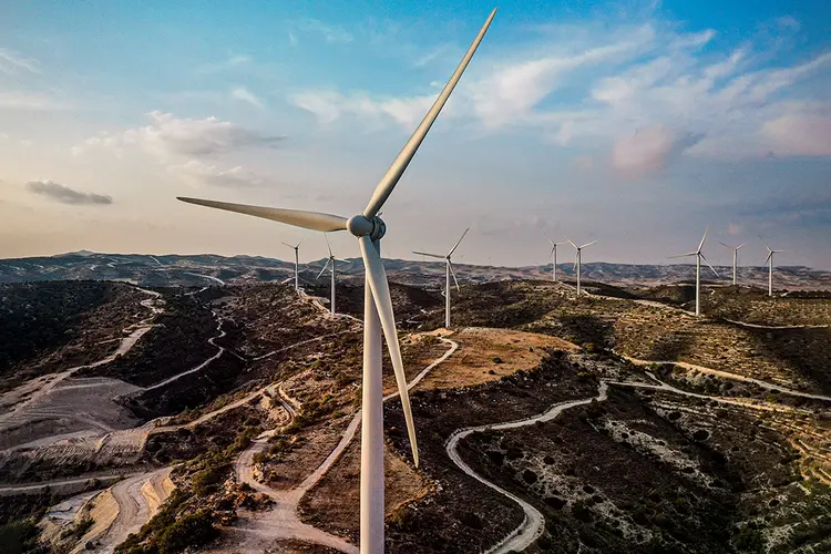 Energia eólica: matriz cresce nos últimos anos, diz presidente executiva da ABEEólica (Danil Shamkin/NurPhoto/Getty Images)