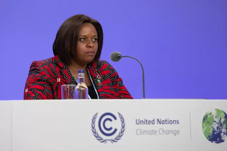 Sanda Ojiambo na COP26 (UN Global Compact / Chae Kihn/Reprodução)