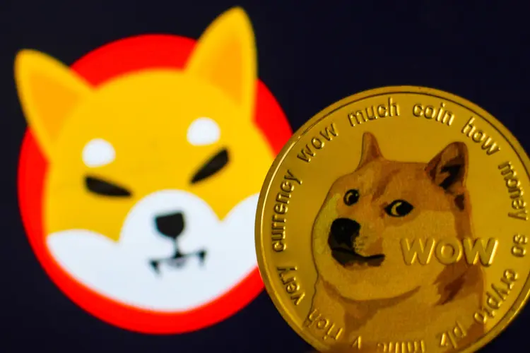 Dogecoin é a maior criptomoeda meme do mercado (NurPhoto/Getty Images)