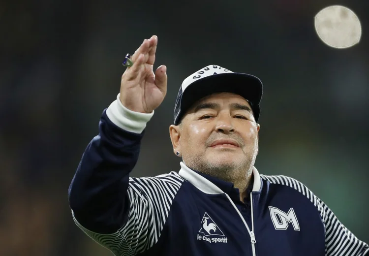 Maradona: jogador morreu em novembro passado depois de passar por uma cirurgia no cérebro.  (Agustín Marcarián/Reuters)