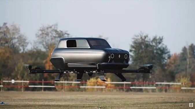 Renault testa conceito de carro voador "vintage"