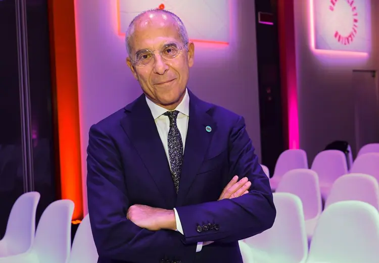 Italian business executive and CEO and general manager of Italian multinational manufacturer and distributor of electricity and gas, Enel Group, Francesco Starace poses during the presentation of the group's strategic plan 2019 - 2021 on November 20, 2018 in Milan. (Photo by Miguel MEDINA / AFP)        (Photo credit should read MIGUEL MEDINA/AFP via Getty Images) (MIGUEL MEDINA/AFP/Getty Images)