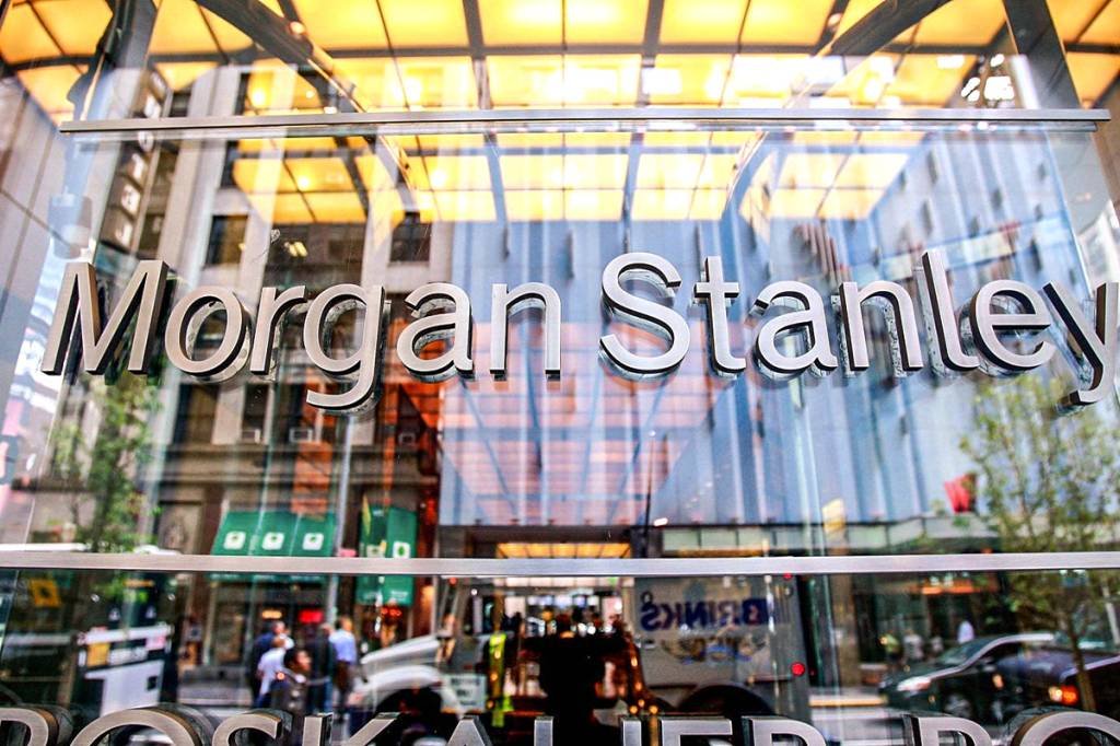 Morgan Stanley: o banco também elevou sua meta de longo prazo para retorno sobre capital, que mede como um banco usa o dinheiro dos acionistas para gerar lucro (Mario Tama/Getty Images)