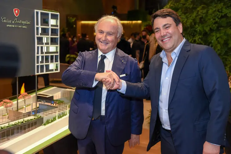 Tonino Lamborghini e Guilherme Benevides, CEO da Gafisa Incorporadora e Construtora (Claudio Roberto/Exame)