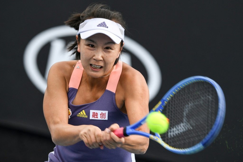 Peng Shuai chegou a liderar o ranking mundial de duplas. (AFP/AFP)