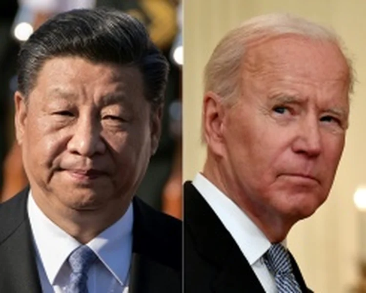 Líder chinês e presidente dos Estados Unidos. (Foto/AFP)