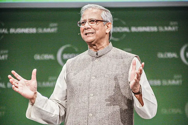 Muhammad Yunus, fundador da Yunus Social: instituição está de olho nas PMEs socioambientais do país (Divulgação/Divulgação)