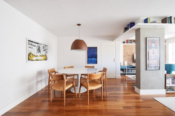 mesa de jantar para cozinha ou sala. Mesa jantar cozinha, sala madeira