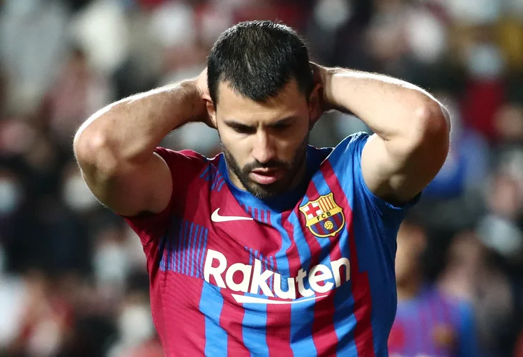 Sergio Aguero: jogador deve encerrar carreira de 33 anos.  (Sergio Perez/Reuters)