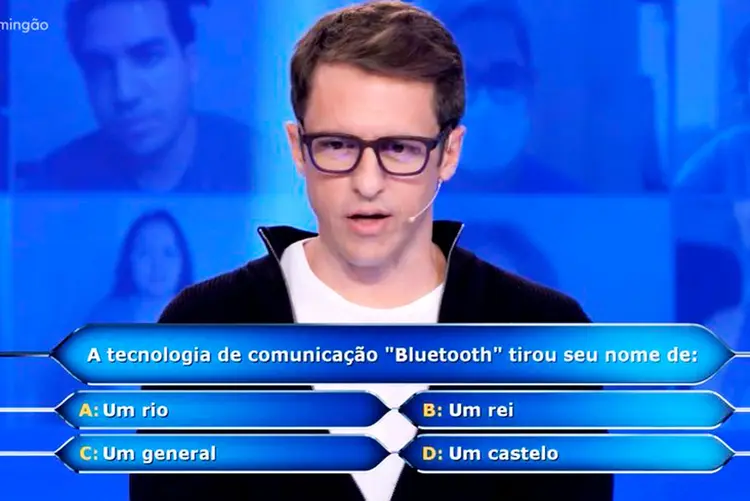 Professor Rafael Cunha é o primeiro participante a chegar na pergunta do milhão na história do 'Quem Quer Ser Um Milionário'. (TV Globo/Reprodução)