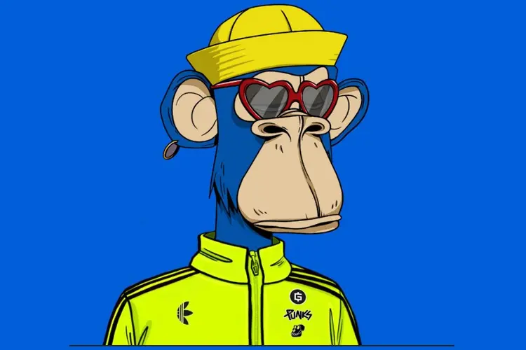 Bored Ape vestido com casaco adidas é a nova foto do perfil oficial da marca; macaco será transformado em avatar e levado ao metaverso (Twitter/Reprodução)