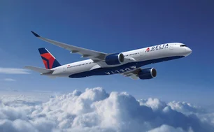 Imagem referente à matéria: Avião da Delta faz pouso de emergência nos EUA depois de servir comida mofada