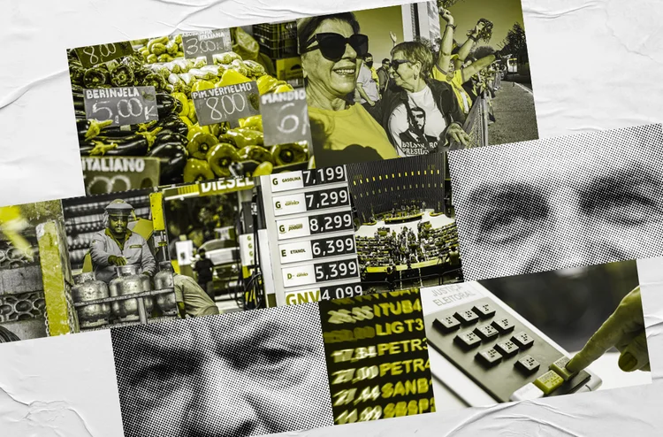 A dez meses das eleições, o ex-presidente Lula e o presidente Bolsonaro lideram os cenários eleitorais (Paulo Fridman/Bloomberg/Getty Images, Dado Galdieri/Bloomberg/Getty Images, Sergio Lins/AFP/Getty Images, Alan Santos/PR/Agencia BrasilL, Jesus Hellin/Europa Press/Getty Images, Nelson Almeida/AFP/Getty Images, Rafael Henrique/SOPA Images/LightRocket/Getty Images)