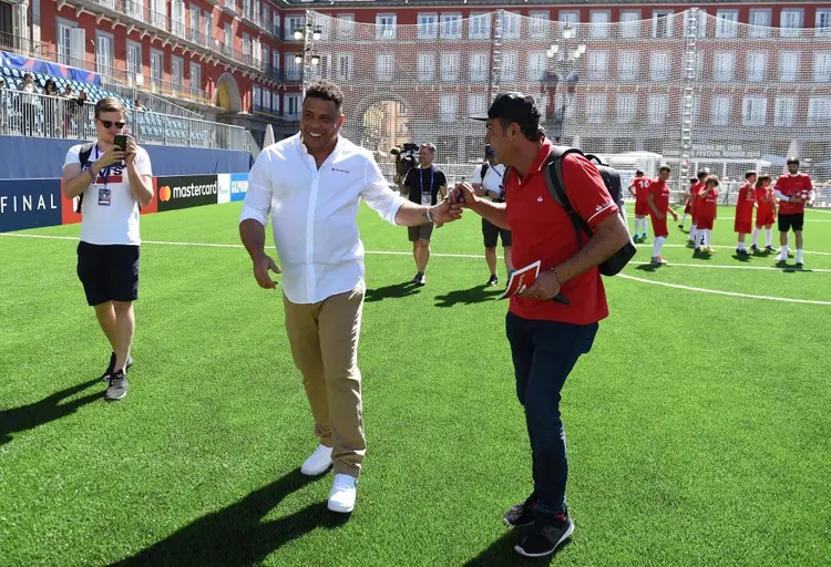 Ronaldo em evento na Espanha, em 2019: ex-atacante é novo sócio majoritário do Cruzeiro (Denis Doyle - UEFA/UEFA/Getty Images)