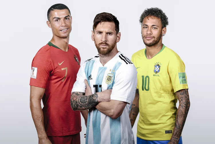 Atletas mais bem pagos: Esta é a quinta vez que Messi e Cristiano Ronaldo ultrapassam a barreira dos US$ 100 milhões em ganhos anuais (Lars Baron - FIFA/FIFA/Getty Images)