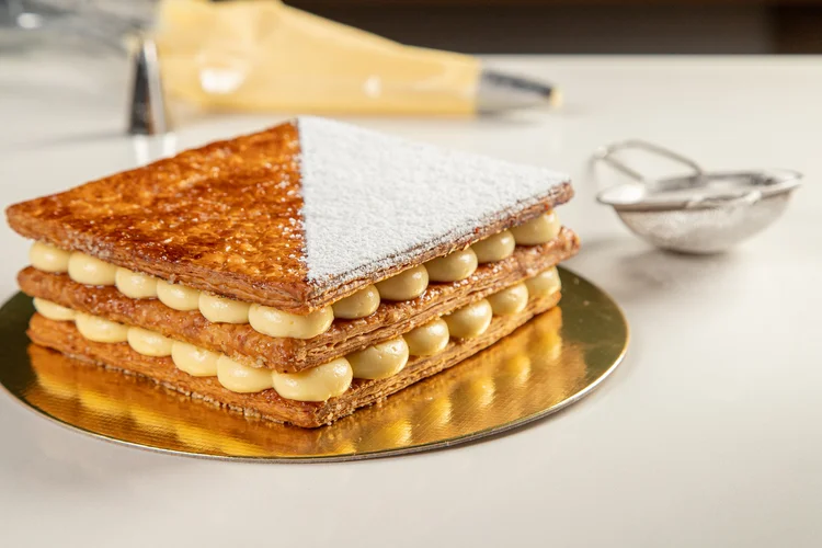 Gastronomia: torta mil-folhas da Le Blé.  (Le Blé/Reprodução)