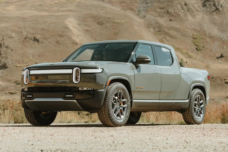 Primeiro modelo da Rivian, a picape R1T está prevista para ser lançada ano que vem (Rivian/Divulgação)