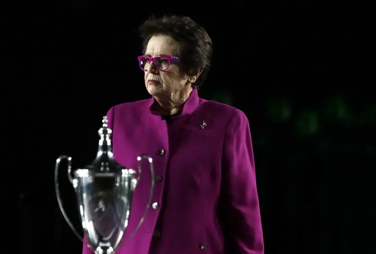 Billie Jean King: "Haverá muitos desafios à nossa frente, mas defender os direitos humanos é muito importante" (Henry Romero/Reuters)