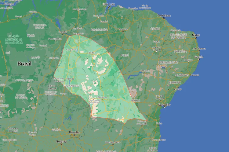 Helicópteros de auxílio têm dificuldade para acessar áreas afetadas. (Google Maps/Reprodução)