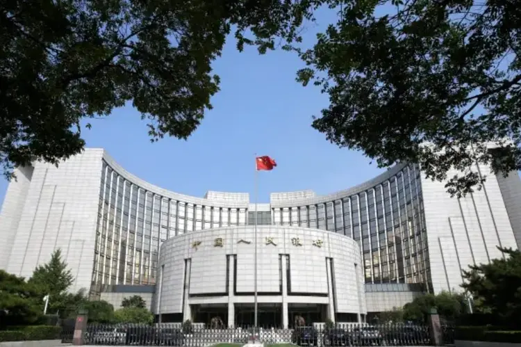 Sede do Banco do Povo: banco central da China, em Pequim (Jason Lee/Reuters)