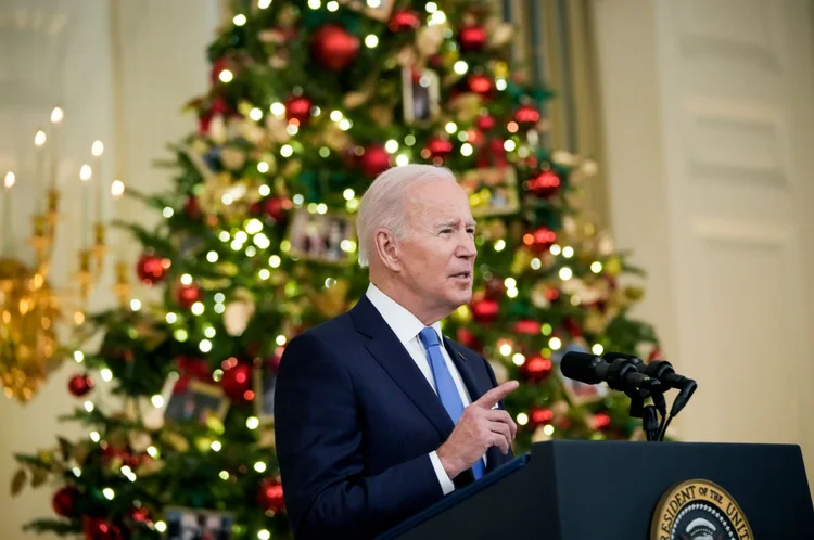 Biden citou "três grandes diferenças" com o início da pandemia (Drew Angerer / Equipe/Getty Images)