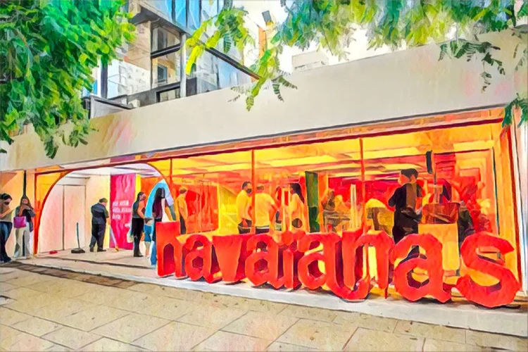 Havaianas: planos ambiciosos para ampliar participação de mercado no Brasil e em seis países eleitos para liderar avanço internacional (Havaianas/Divulgação)