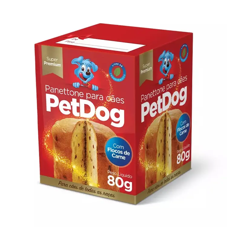 Petz: panetone para cachorro é aposta no Natal (Petz/Divulgação)