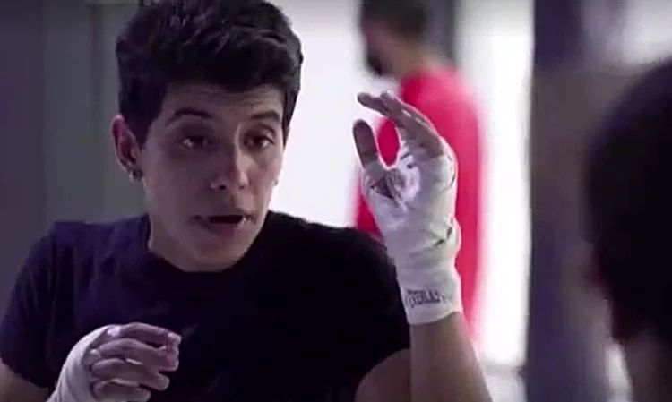 Sarah Alshahrani, Boxeadora. (Reuters TV/Agência Brasil)