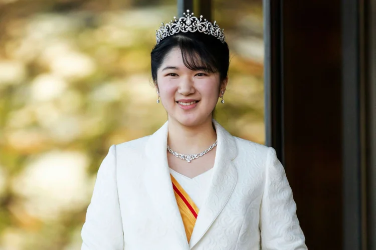A princesa japonesa Aiko, filha do imperador Naruhito, em 5 de dezembro de 2021. (Natsuko FUKUE, Kyoko HASEGAWA/AFP)