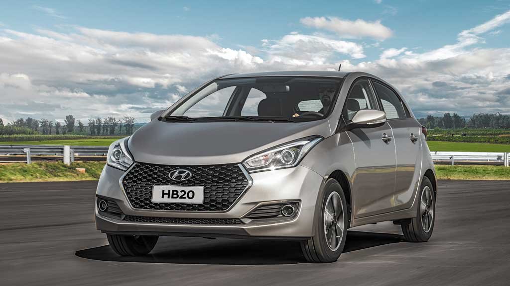 Hyundai HB20 lidera a lista de dez carros mais vendidos em maio de 2022 (Reprodução/Reprodução)