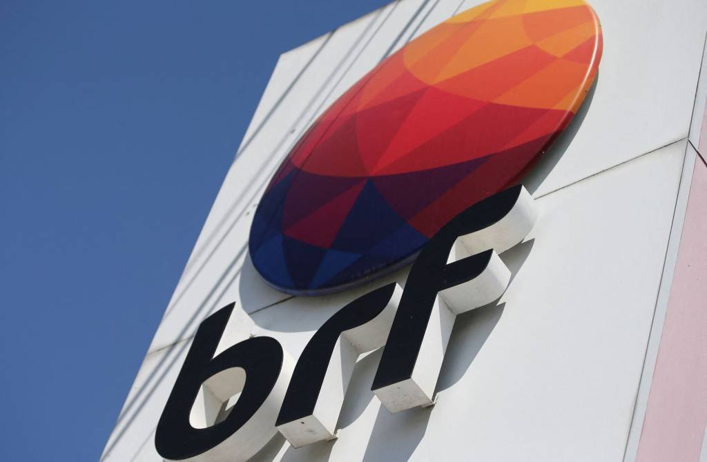 Logo da BRF em prédio da empresa. (Rodolfo Buhrer/Reuters)