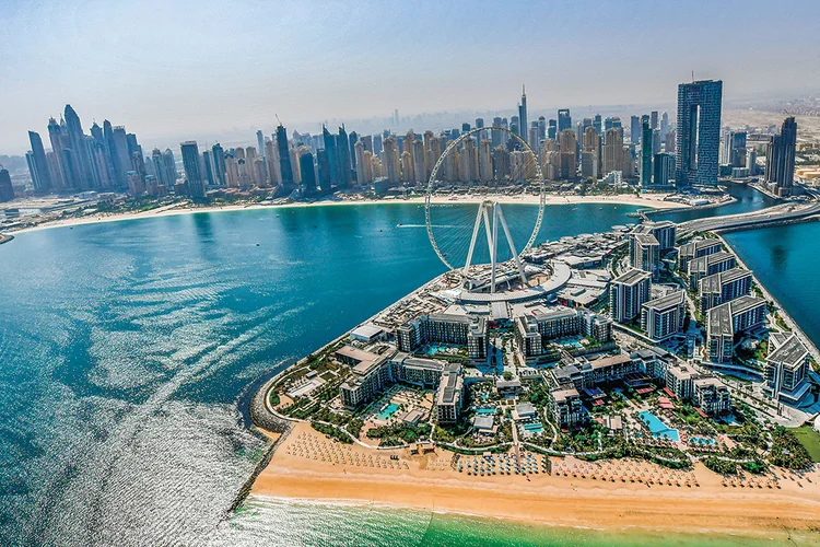 Ain Dubai, a maior roda-gigante do mundo: inauguração em outubro passado (Karim Sahib/Getty Images)