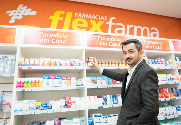 Fernando Ferreira: principal foco do projeto de expansão é a bandeira Flexfarma, por meio do sistema de franquias (Divulgação/Divulgação)