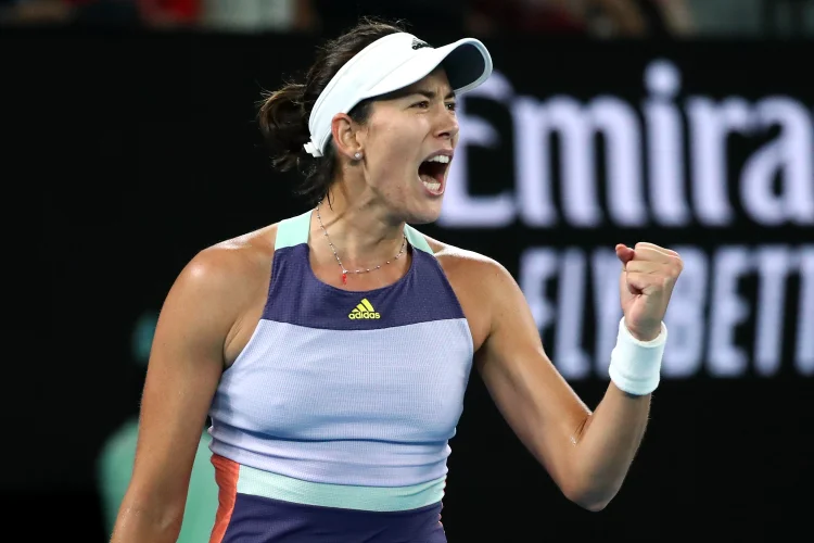 5. A tenista espanhola Garbiñe Muguruza. Com Ganhos em campo: 2,8 milhões de dólares em ganhos de campo e 6 milhões de dólares em ganhos fora do campo. (Mike Owen/Getty Images)