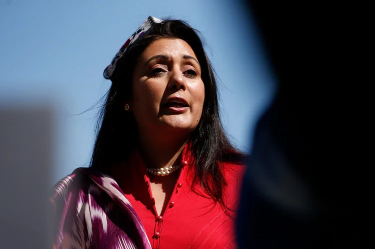 Nusrat Ghani, 49, que perdeu seu emprego de ministra júnior do Transporte em fevereiro de 2020 (David Cliff/Anadolu Agency/Getty Images)