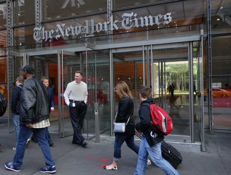 Representantes do New York Times e do The Athletic não comentaram o assunto (DON EMMERT/AFP/Getty Images)